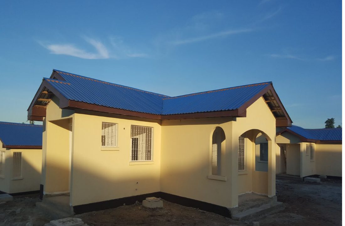 Buswelu housing project in Mwanza, roofed with Dragon roofing sheets