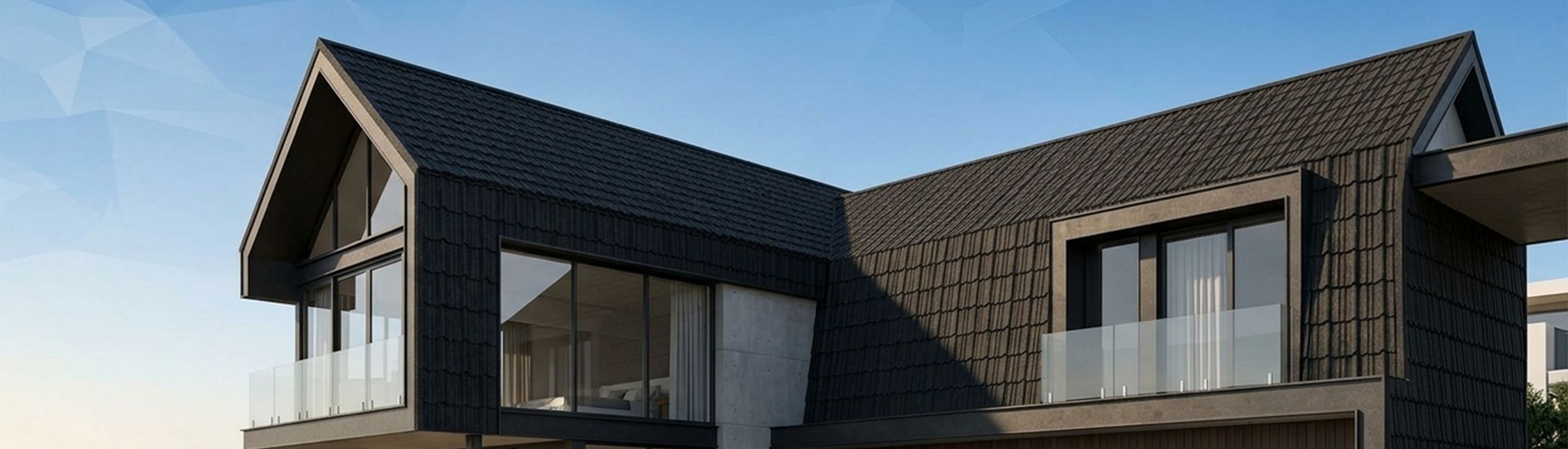 Building roofed with Dragon Mandarin T roofing sheets